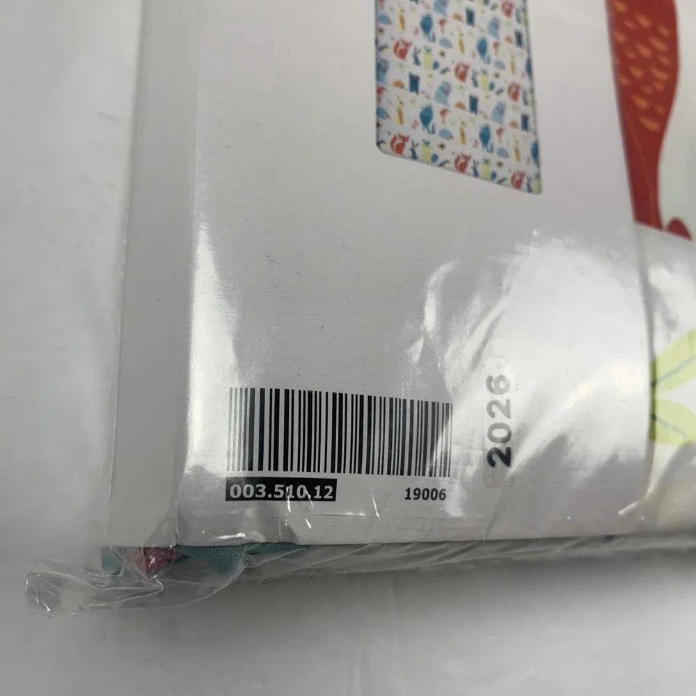 Ikea Lattjo 003.510.12 Cover/Pillowcase Kids Twin Size White Cotton Animal‎ 6128
